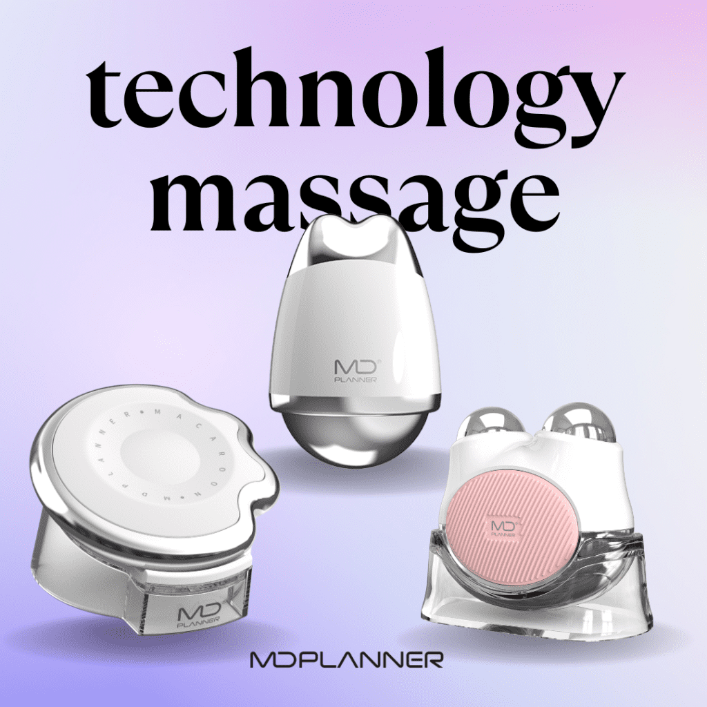 Introduce 3 types of massage tools to restore hidden facial lines.